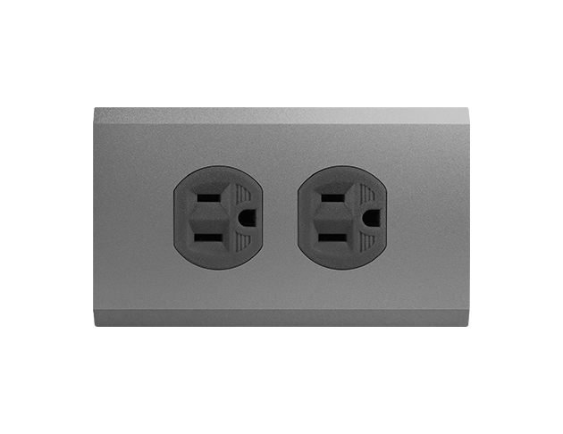 烤漆款電鍋雙插座 - 鎖線式 1