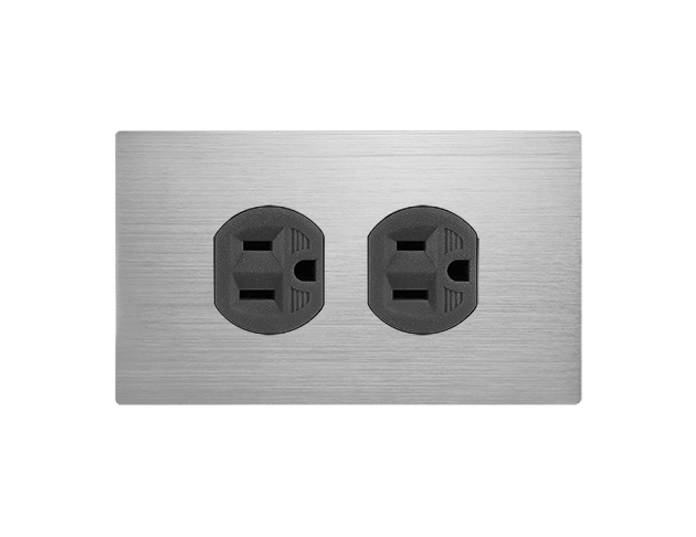 摩登銀電鍋雙插座 - 鎖線式 1