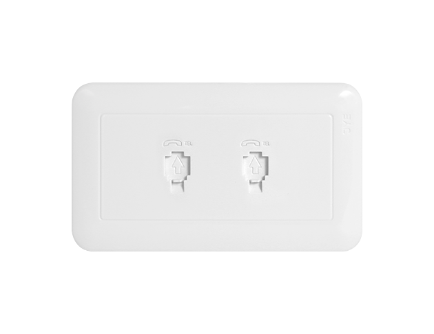 大面板二電話插座 1