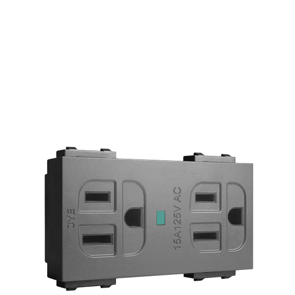 ECO摩登款/LED接地雙插座