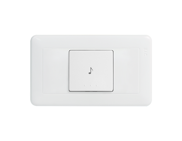 熊貓電鈴押扣 - 橫式